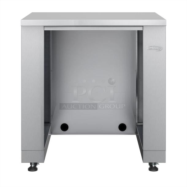 BRAND NEW SCRATCH AND DENT KoolMore KM-OKS-UCRCAB 32" stainless steel outdoor cabinet for refrigerator, minor imperfections.