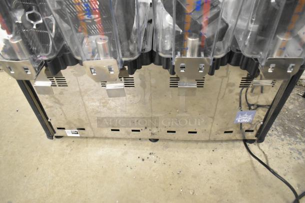 BRAND NEW 2025 Carnival King JETCOF 480M Quadruple 5 Gallon Bowl Beverage Dispenser, slight dents, 115V, 1 Phase.