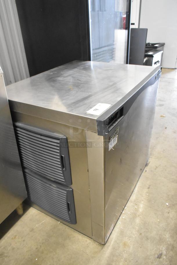 Scotsman C0830SA-32B Prodigy commercial cube ice machine head in stainless steel, 208/230V, 1 phase, excellent condition.