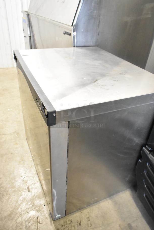 Scotsman C0830SA-32B Prodigy ice machine, stainless steel, 208/230V, 1 phase, commercial use, minor surface marks.