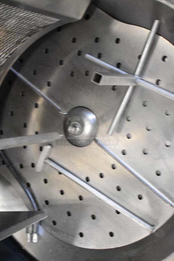 2023 Inoksan PDG400N stainless steel gyro machine, natural gas powered, commercial countertop model, new condition.