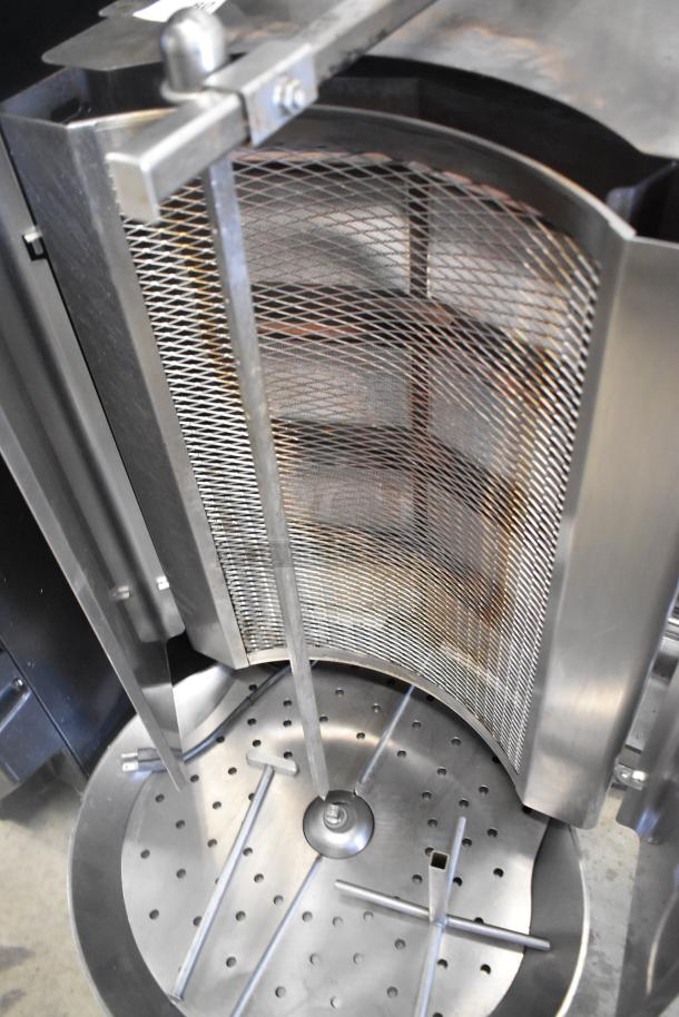 2023 Inoksan PDG400N stainless steel gyro machine, commercial countertop model, natural gas powered, excellent condition.