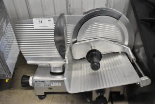 2023 Bizerba GSE 12 Metal Commercial Countertop Meat Slicer. 110 Volts, 1 Phase. - Item #1224542