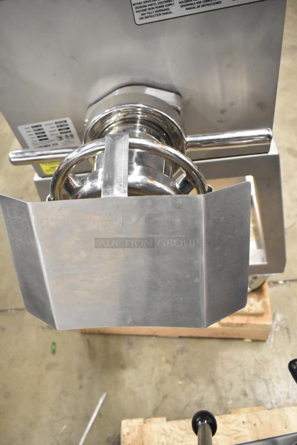 BRAND NEW 2025 Pro-Cut KMG-32 Metal Commercial Meat Grinder, floor style, with commercial casters, 220V, 3 phase.