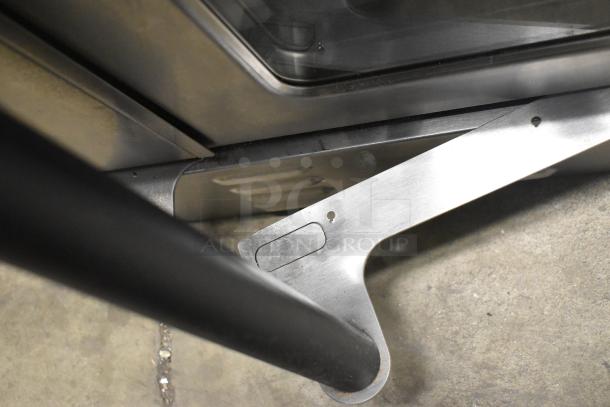 Cooking Performance Group 351FGC100DDN stainless steel convection oven, view through doors, thermostatic controls, 60,000 BTU.