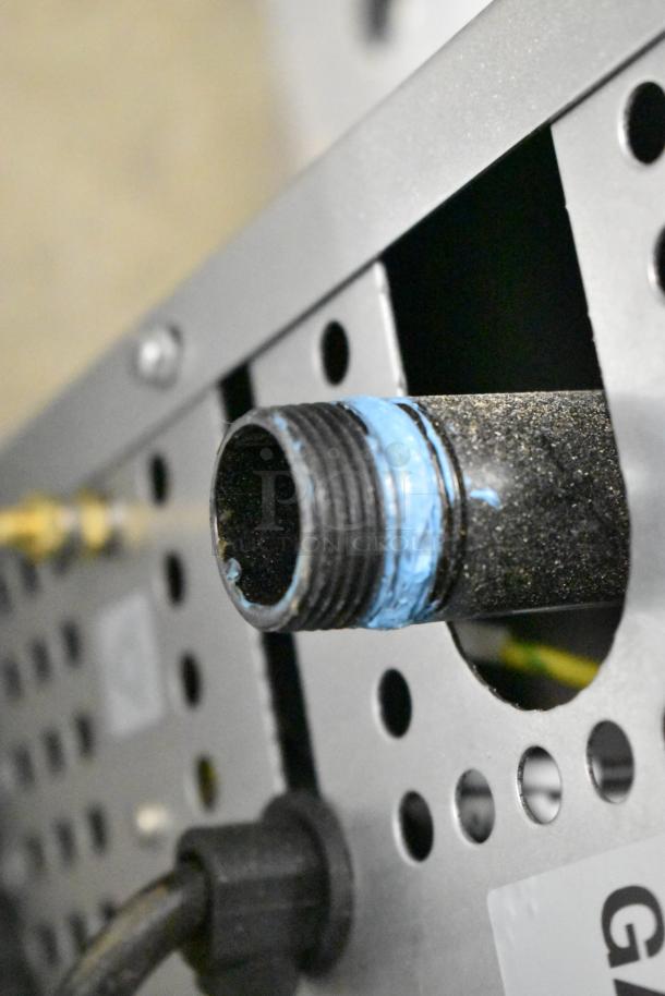 Cooking Performance Group convection oven gas connector, model 351FGC100DDN, stainless steel, 60,000 BTU.