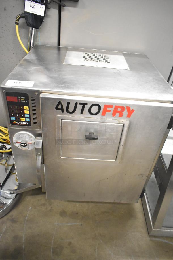 Auto Fry FFG-10 stainless steel countertop electric ventless fryer, 208/240 volts, 1 phase, in good condition.