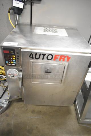 Auto Fry FFG-10 stainless steel countertop electric ventless fryer, 208/240 volts, 1 phase, in good condition.