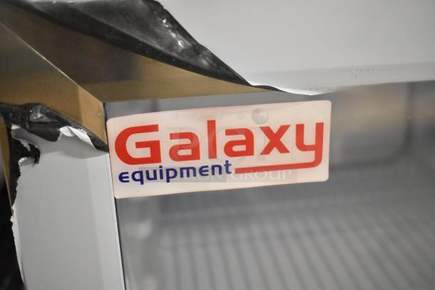 Galaxy 177CRG2B refrigerated merchandiser, black, customizable countertop, 1.8 cu ft, scratch and dent condition, 115V.