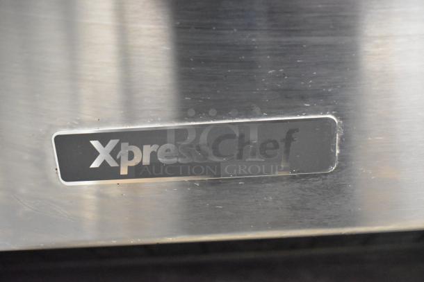 Xpresschef stainless steel rapid cook oven, electric, countertop model. Features 208/240 volts, 1 phase power.