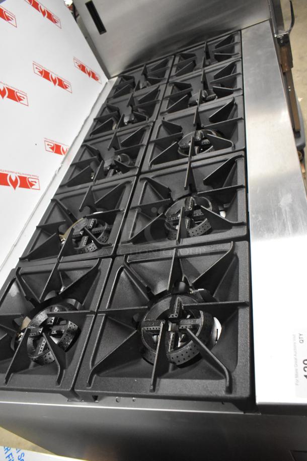 BRAND NEW SCRATCH AND DENT! 2025 Cooking Performance Group 351S60N stainless steel range, 10 burners, 60", 360,000 BTU.