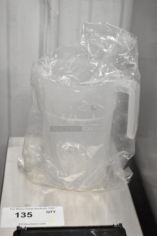 Brand new Curtis CAFE0AP10A000 stainless steel commercial pourover coffee brewer, 2.2L, 120V, in original packaging.