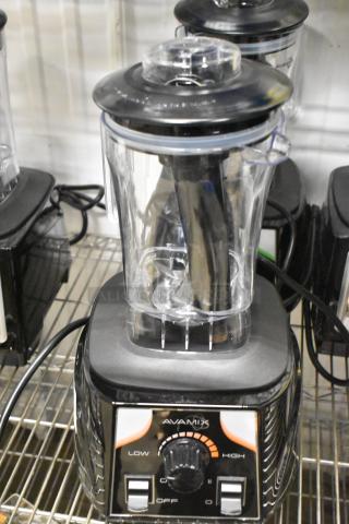 Brand new 2024 AvaMix 928BX1000V 3 1/2 hp commercial blender with toggle control, variable speed, 48 oz. Tritan™ container.