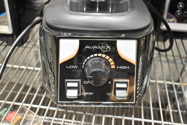 BRAND NEW AvaMix 928BX1000V commercial blender with toggle controls, variable speed, and 48 oz. Tritan container. 120V, 1 Phase.