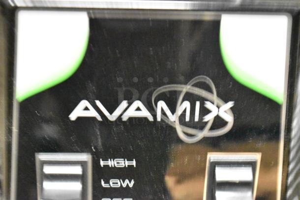 Brand new AvaMix 928BX1000T commercial blender with toggle control, scratch and dent, 48 oz. Tritan™ container visible.