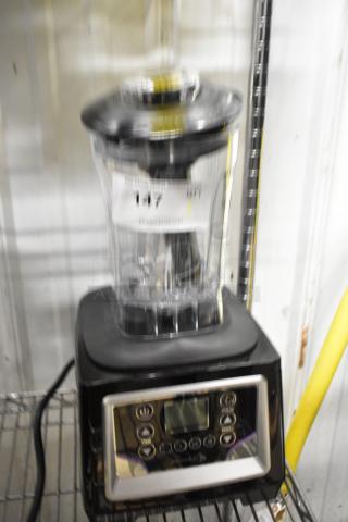 Brand new AvaMix 928BX1100P blender, 3 1/2 hp, programmable touchpad, timer, 48 oz Tritan jar, 120 volts, slight scratches.