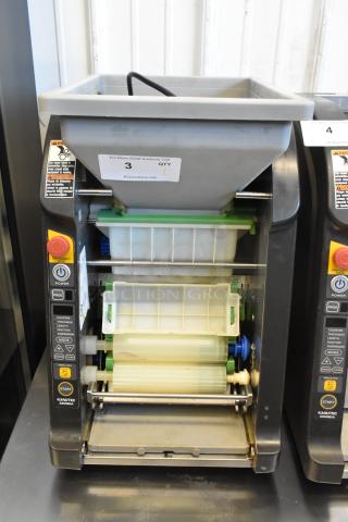 Autec Audio-Technica ASM865A stainless steel sushi maker machine, 120V, commercial use, countertop model in good condition.