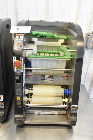 Autec Audio-Technica ASM865A stainless steel sushi maker, countertop model, 120V, 1 phase, commercial-grade, visible controls.