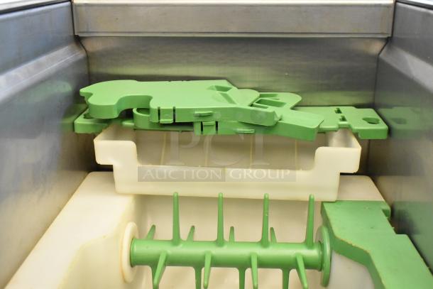 Autec Audio-Technica ASM865A sushi maker, stainless steel, green plastic parts, commercial use, 120V, 1 Phase.