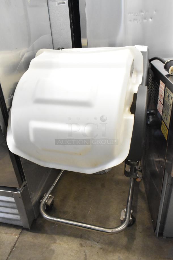 Autec Audio-Technica ASM780A sushi machine, metal, commercial floor style, on casters, 120V, 1 phase; visible labels.