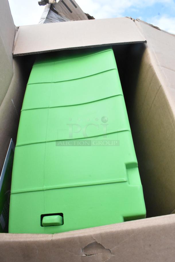 Green Fendall Pure Flow 1000 Portable Emergency Eyewash Station in box, part of scratch and dent auction lot.