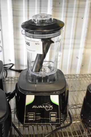 BRAND NEW AvaMix 928BX1000T 3.5 hp commercial blender with toggle control, minor cosmetic dent, 48 oz. Tritan™ container, 120V.