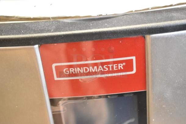 BRAND NEW Grindmaster 1000678GM PB10USG stainless steel hot water dispenser, 240V, 1 Phase; visible Grindmaster logo.