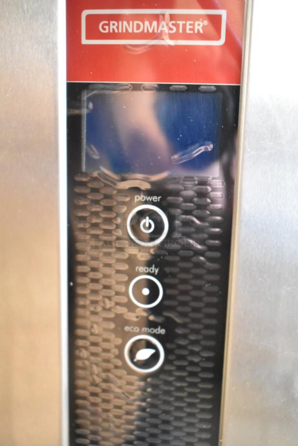 Grindmaster 1000678GM PB10USG stainless steel ecoboiler hot water dispenser, new condition with minor dents. 240V, 1 phase.