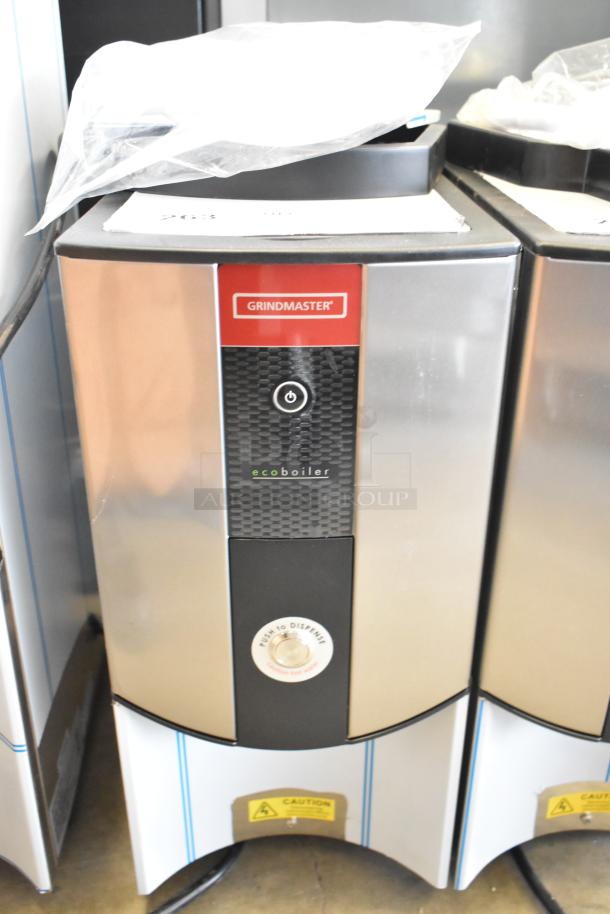 Brand new Grindmaster 1000678GM Ecoboiler hot water dispenser, stainless steel, 240V, with scratch and dent.