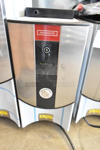 Brand new Grindmaster PB5US Ecoboiler Hot Water Dispenser, stainless steel, model 1000665GM, 240V, 1 phase, minor scratches.