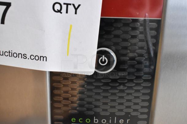 Grindmaster 1000665GM PB5US stainless steel hot water dispenser, new scratch and dent, eco friendly, 240V, 1-phase.