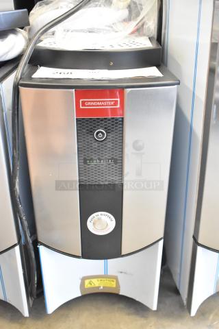 Brand new Grindmaster 1000665GM PB5US stainless steel commercial Ecoboiler hot water dispenser, 240V, scratch and dent condition.