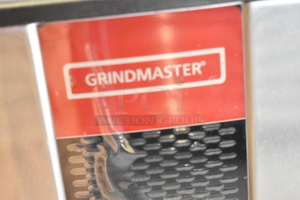 Grindmaster 1000666GM Ecoboiler Hot Water Dispenser, stainless steel, scratch and dent, 240V, shown with brand label.