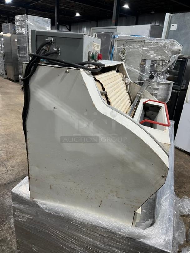 Merand Tenor 2 Dough Moulder, electric-powered, vertical design, model 01931404, 220V, commercial countertop unit.