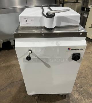Bongard Commercial White Electric Powered Florr-Model Hydraulic Dough Divider! SN: 0102584! WORKING WHEN REMOVED! - Item #1224491