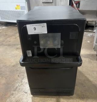 MerryChef! 2022 Late Model! Commercial Black Electric Powered Countertop High Speed Rapid Cook Oven! Model: Eikon E2S! SN: 2205213091077! 208/240V 1 Phase! - Item #1224495