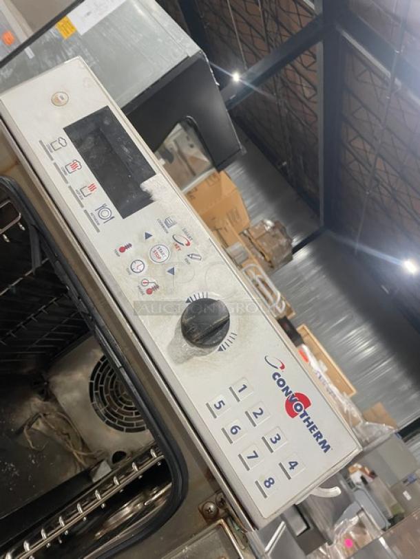 Convotherm OES6.10Mini stainless steel electric combi oven with digital controls, single undershelf stand, model 1311230000820.