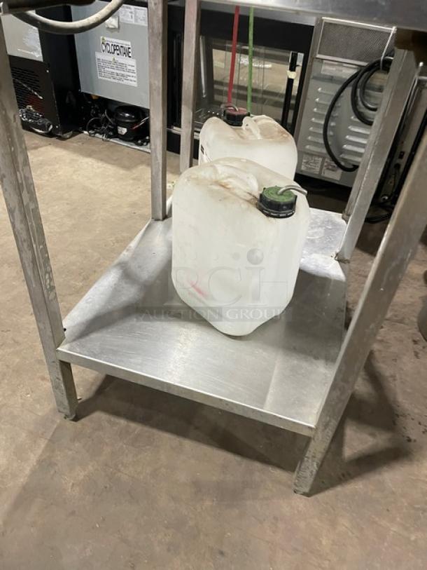 Convotherm mini combi oven on single undershelf equipment stand, stainless steel, electric, digital controls, 208/240V, 3 phase.