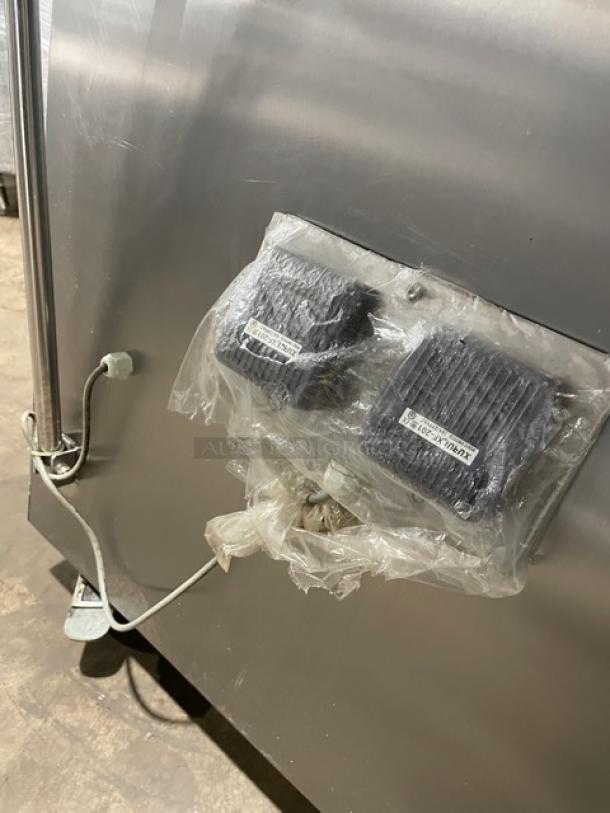 Jiade JDR-520 commercial stainless steel dough sheeter, 2018 model, electric powered, 220V 1 phase, SN: B1850085.