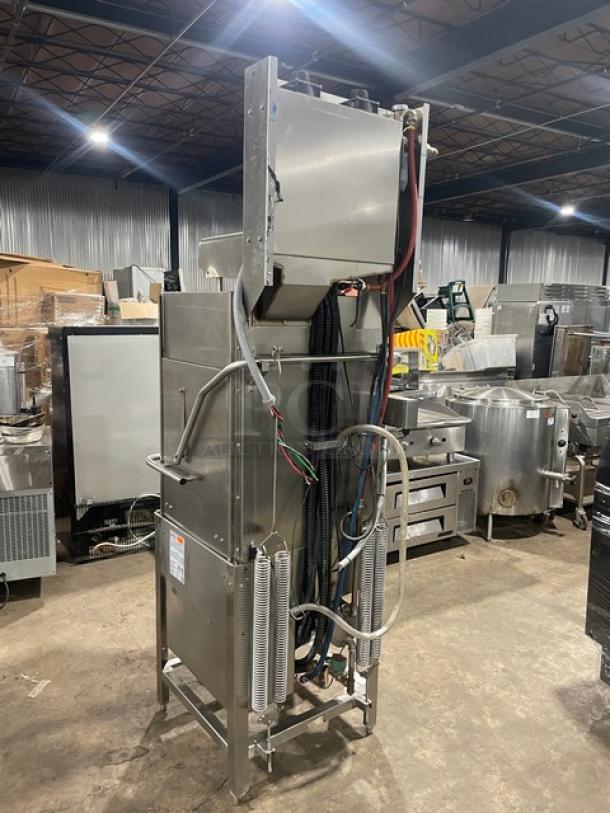 Jackson TEMPSTARHHEVER stainless steel ventless high-temperature dishwasher, late model, 2019, with electric booster heater.