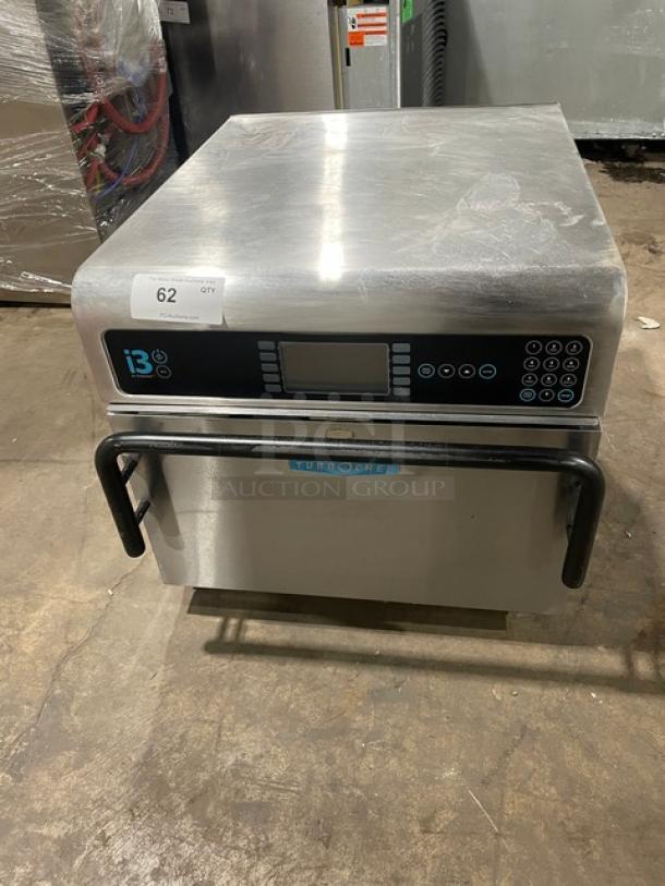 Turbochef i3 commercial ventless rapid cook oven, stainless steel, electric, model I3-D00175, 208/240V, 1 phase.