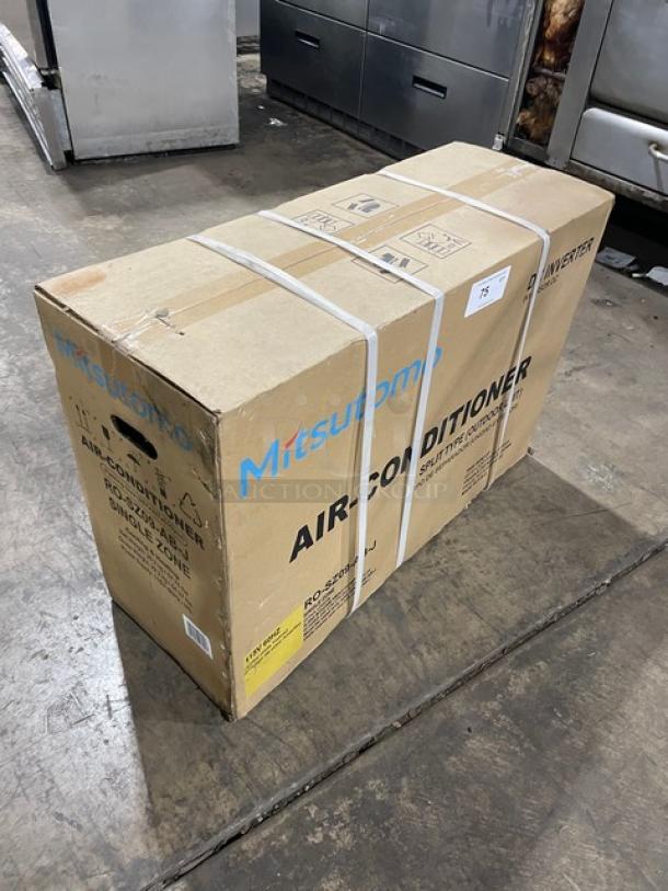 New Mitsutomo RO-SZ09-AB-J single zone outdoor air-conditioner, 115V, boxed, split type, commercial use.