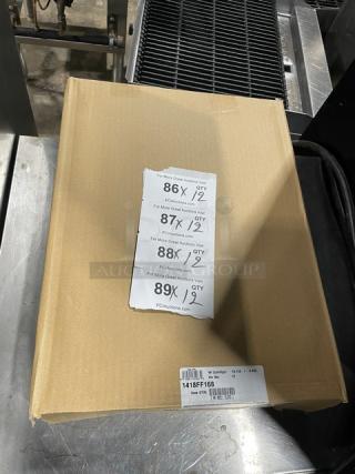 New Cambro 1418FF168 blue 14"x18" commercial serving tray, unopened box, multiple quantities available.