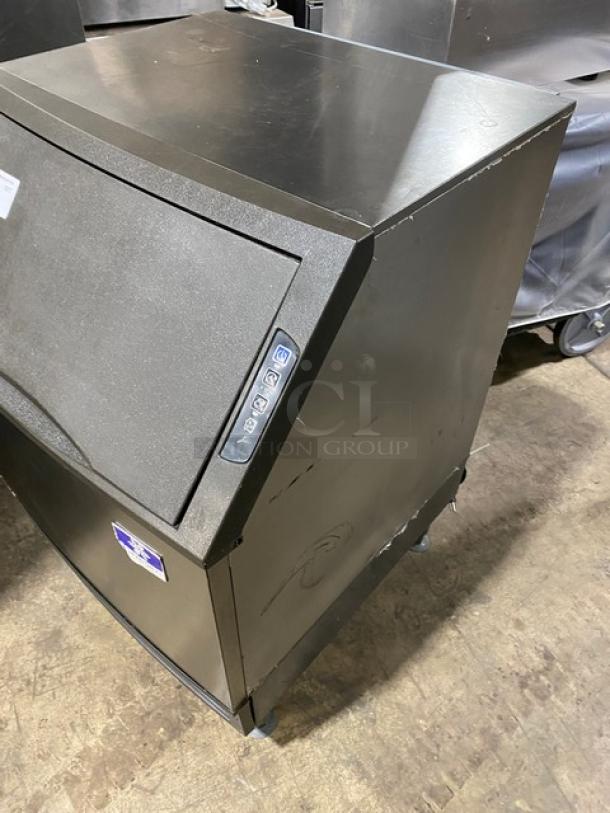 Manitowoc NEO Series UYF0140A-161B ice maker, stainless steel, air-cooled, undercounter model on legs, 115V, good condition.