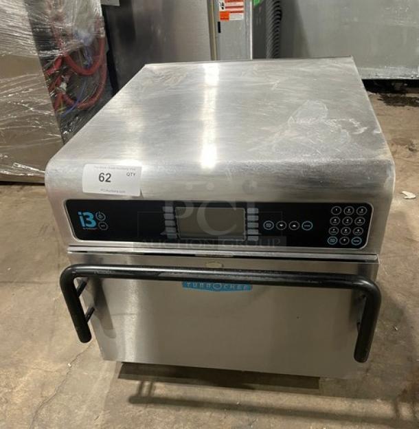 Turbochef i3 commercial ventless rapid cook oven, stainless steel, electric, model I3-D00175, 208/240V, 1 phase.