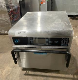 Turbochef Commercial Stainless Steel Electric Powered Countertop Ventless High-Speed Rapid Cook Oven! Model: I3 SN: I3-D00175! 208/240V 1 Phase! - Item #1225335
