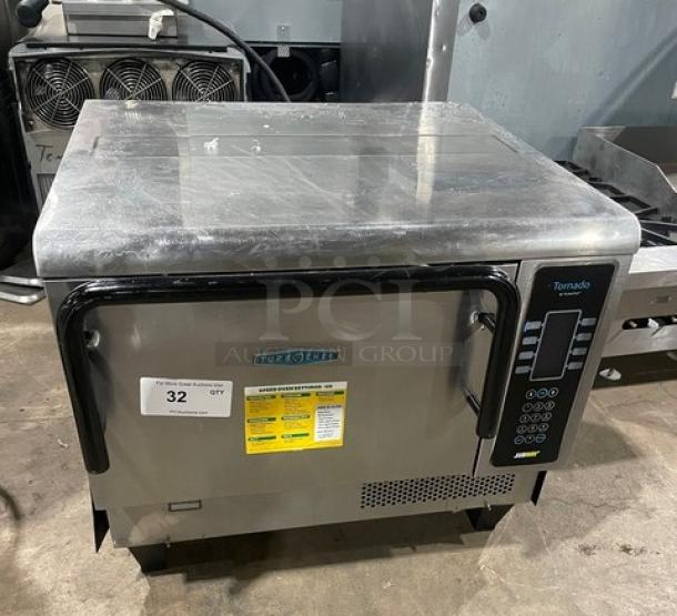 TurboChef Tornado Series NGCD6 rapid cook oven, stainless steel, digital touch controls, on legs, 208/240V 1 Phase.