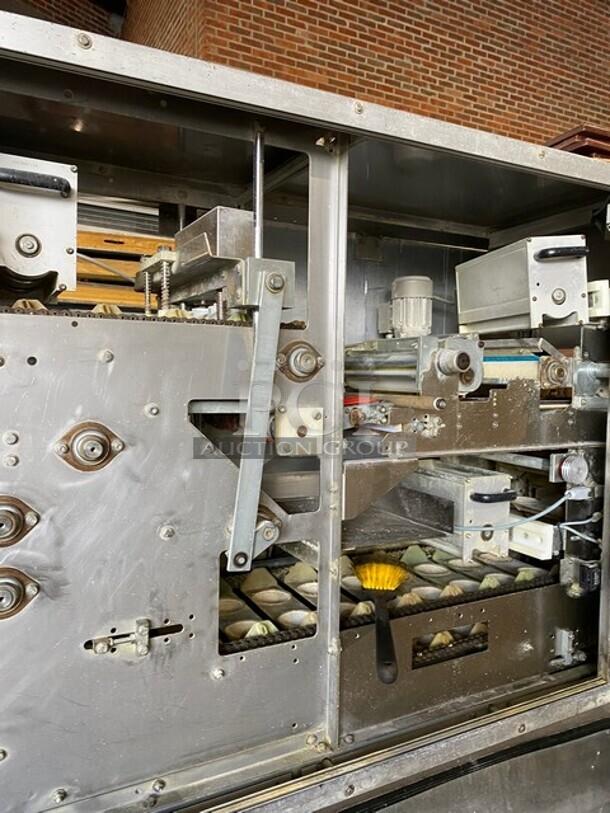 König Mini Rex GS2000 USA-K2 commercial dough divider/rounder, stainless steel, model SN: 3160052, with integrated proofer.