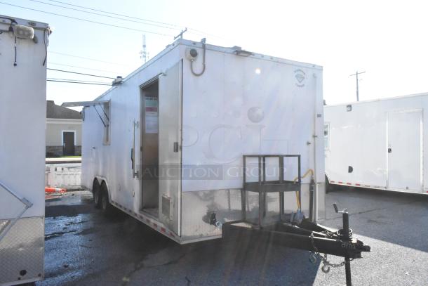 Brand new 2021 Cruising Kitchens 24' food trailer. Unbranded, fully equipped with commercial-grade kitchen appliances.