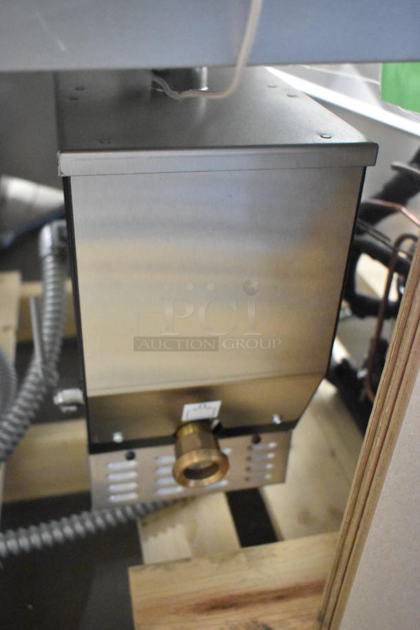 Hatco HCWBIR-2DA stainless steel dual temp hot/cold food well, 240V, 3 phase, showing power connections, ideal for commercial use.